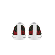 Rose Kid's Low Top Canvas Shoes