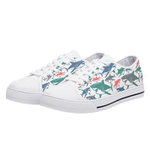 Shark Women's Low Top Canvas Shoes