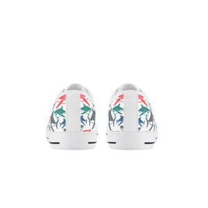 Shark Kid's Low Top Canvas Shoes