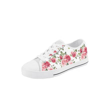 Rose Kid's Low Top Canvas Shoes