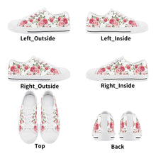 Rose Kid's Low Top Canvas Shoes