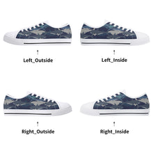 Shark Women's Low Top Canvas Shoes