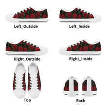 Rose Kid's Low Top Canvas Shoes