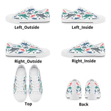 Shark Kid's Low Top Canvas Shoes