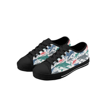 Shark Kid's Low Top Canvas Shoes