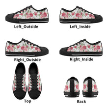 Rose Kid's Low Top Canvas Shoes