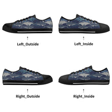 Shark Women's Low Top Canvas Shoes