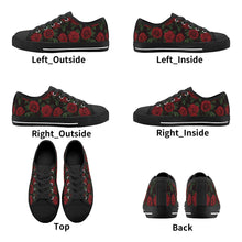 Rose Kid's Low Top Canvas Shoes