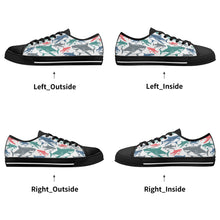 Shark Women's Low Top Canvas Shoes