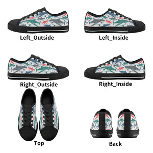 Shark Kid's Low Top Canvas Shoes