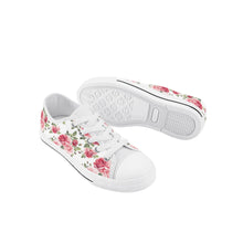 Rose Kid's Low Top Canvas Shoes