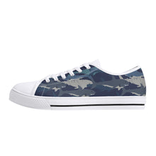 Shark Women's Low Top Canvas Shoes