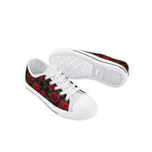 Rose Kid's Low Top Canvas Shoes