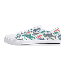Shark Women's Low Top Canvas Shoes