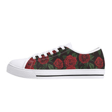 Rose Women's Low Top Canvas Shoes