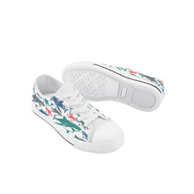 Shark Kid's Low Top Canvas Shoes