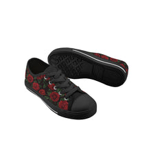 Rose Kid's Low Top Canvas Shoes