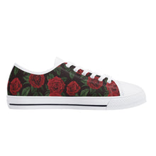 Rose Women's Low Top Canvas Shoes