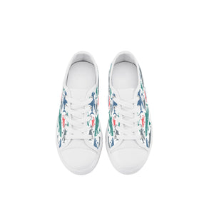 Shark Kid's Low Top Canvas Shoes