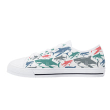 Shark Women's Low Top Canvas Shoes