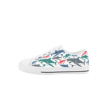 Shark Kid's Low Top Canvas Shoes