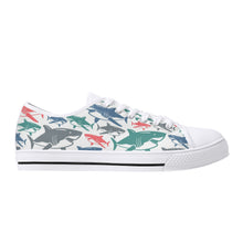Shark Women's Low Top Canvas Shoes