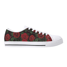 Rose Women's Low Top Canvas Shoes