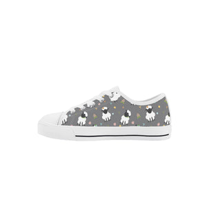 Sheep Kid's Low Top Canvas Shoes