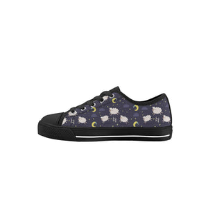 Sheep Kid's Low Top Canvas Shoes