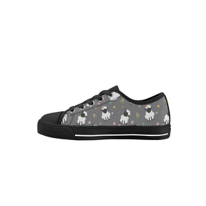 Sheep Kid's Low Top Canvas Shoes