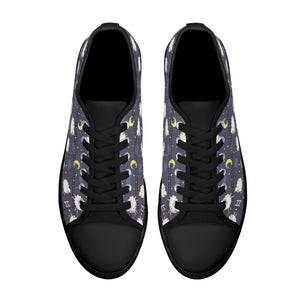 Sheep Women's Low Top Canvas Shoes