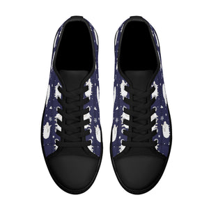 Sheep Women's Low Top Canvas Shoes