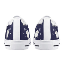 Sheep Women's Low Top Canvas Shoes
