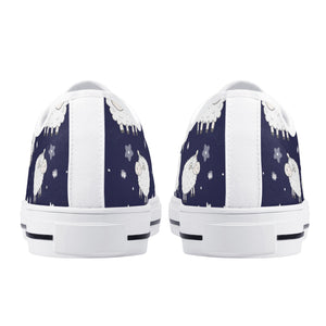 Sheep Women's Low Top Canvas Shoes