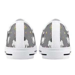 Sheep Women's Low Top Canvas Shoes
