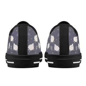 Sheep Women's Low Top Canvas Shoes