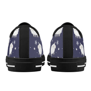 Sheep Women's Low Top Canvas Shoes