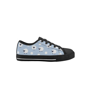 Sheep Kid's Low Top Canvas Shoes