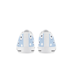 Sheep Kid's Low Top Canvas Shoes