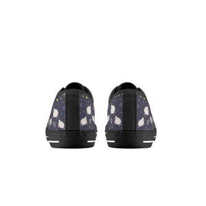 Sheep Kid's Low Top Canvas Shoes