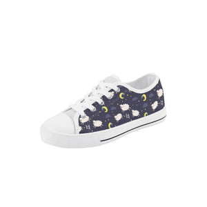 Sheep Kid's Low Top Canvas Shoes