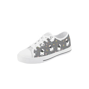 Sheep Kid's Low Top Canvas Shoes