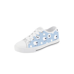Sheep Kid's Low Top Canvas Shoes