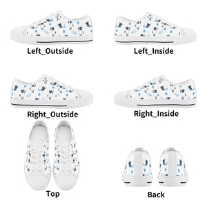 Sheep Kid's Low Top Canvas Shoes