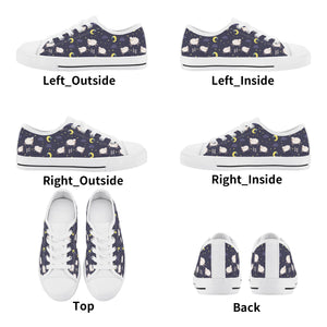 Sheep Kid's Low Top Canvas Shoes