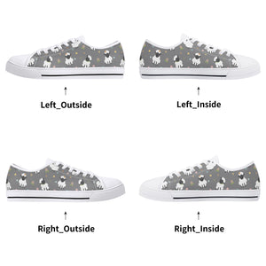 Sheep Women's Low Top Canvas Shoes
