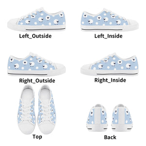 Sheep Kid's Low Top Canvas Shoes