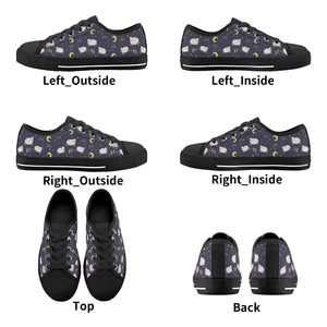 Sheep Kid's Low Top Canvas Shoes