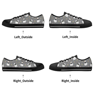 Sheep Women's Low Top Canvas Shoes