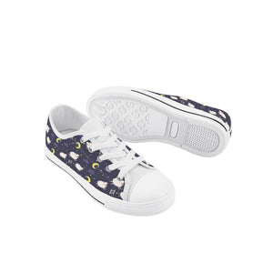 Sheep Kid's Low Top Canvas Shoes